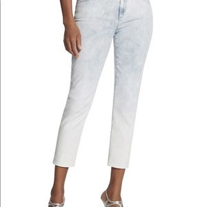 Chico’s Cropped Tie Dye Platinum Jeans 2.5 or 14 size